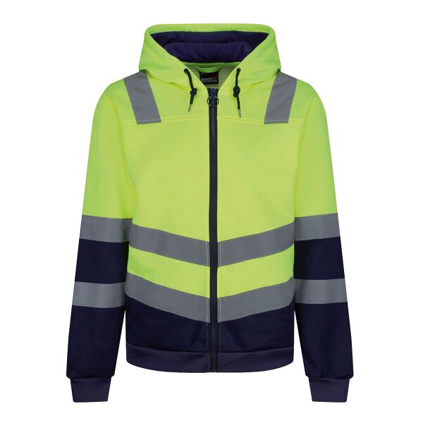 Pro Hi Vis Full Zip Hoodie Thumbnail