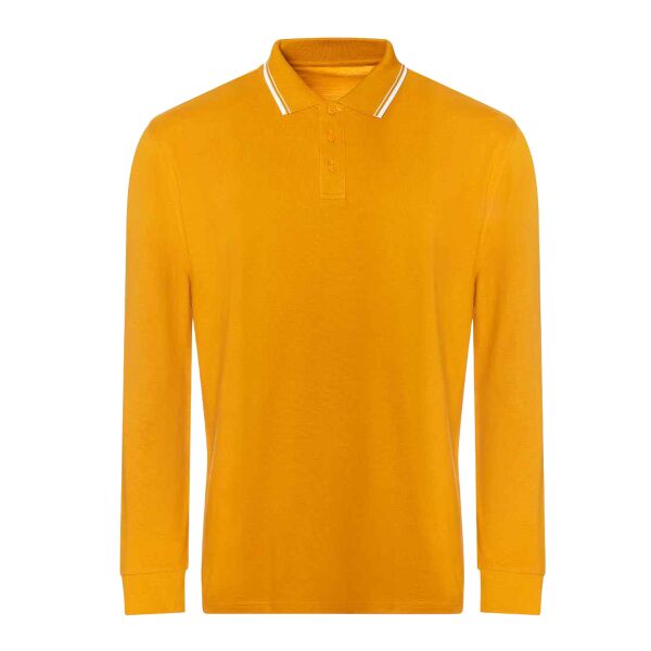 Long sleeve tipped 100 polo Thumbnail