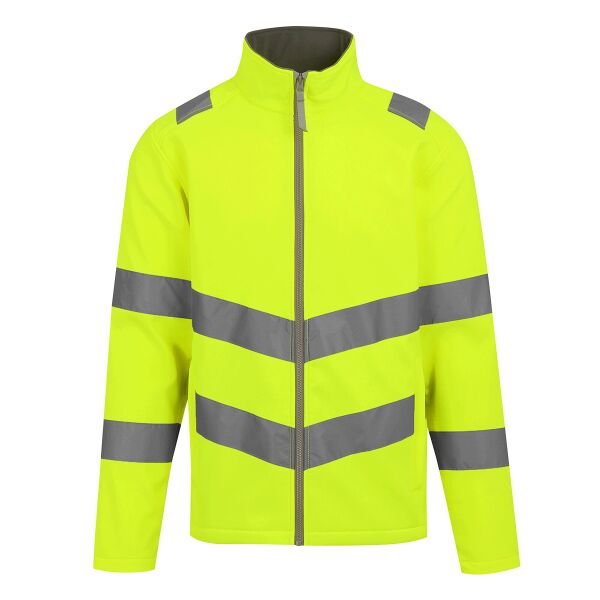 Hi-Vis Pro Contract Ablaze 2 Layer Softshell Jacket (Class 3) Thumbnail