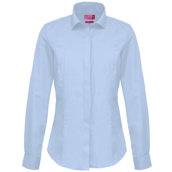 Brook Taverner Ladies Albany Long Sleeve Classic Oxford Shirt Thumbnail