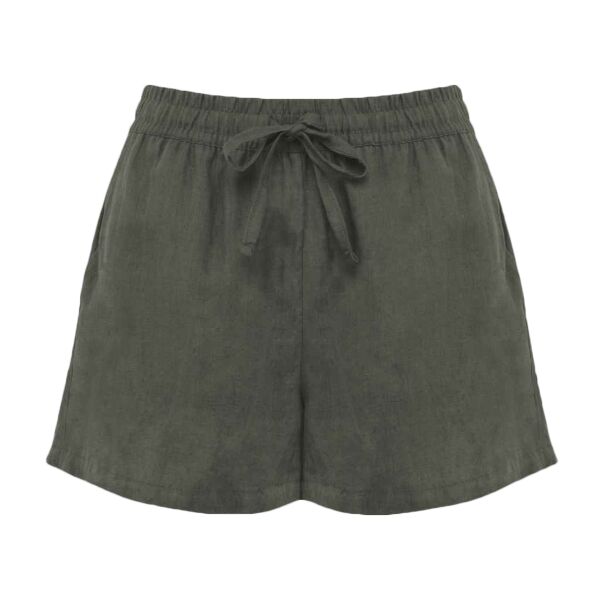 Spasso Ladies Linen Shorts Thumbnail
