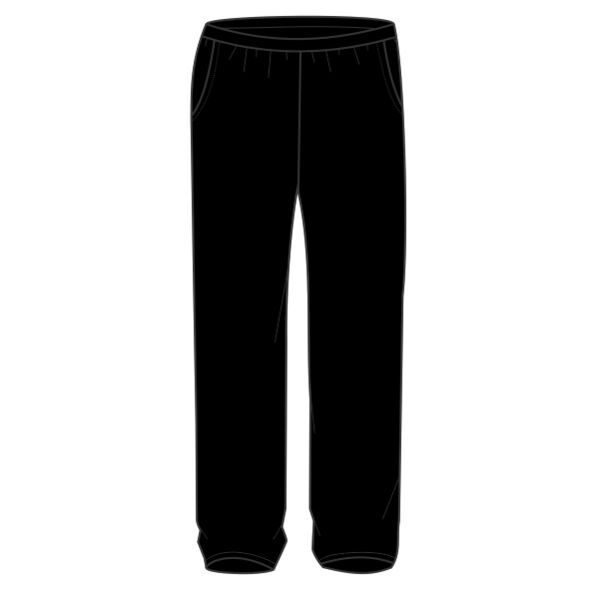 Unisex Elasticated Black Trouser Thumbnail