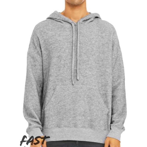 Unisex sueded fleece pullover hoodie Thumbnail