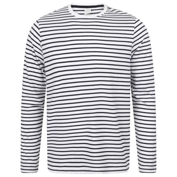 Unisex long-sleeved striped T Thumbnail